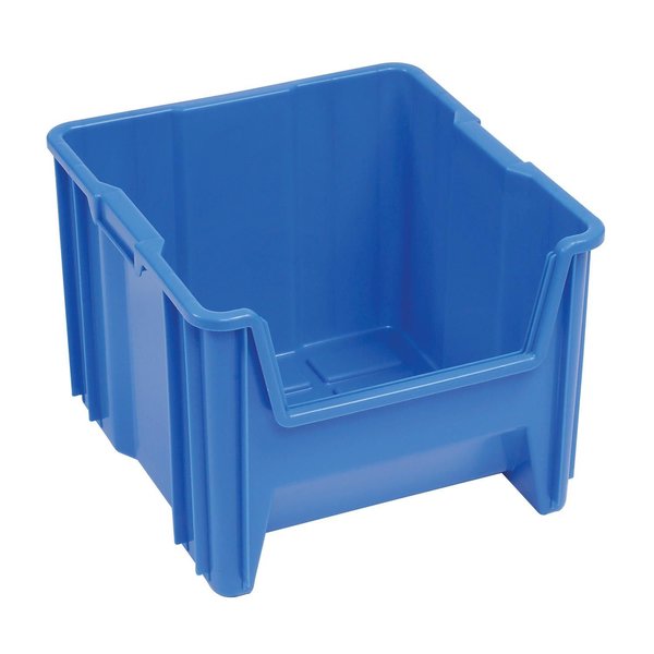 Quantum Storage Systems Storage Bin, Plastic, 16-1/2 in W, Blue QGH800BL